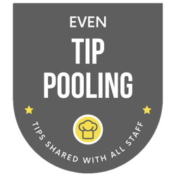 Even Tip Pooling Badge